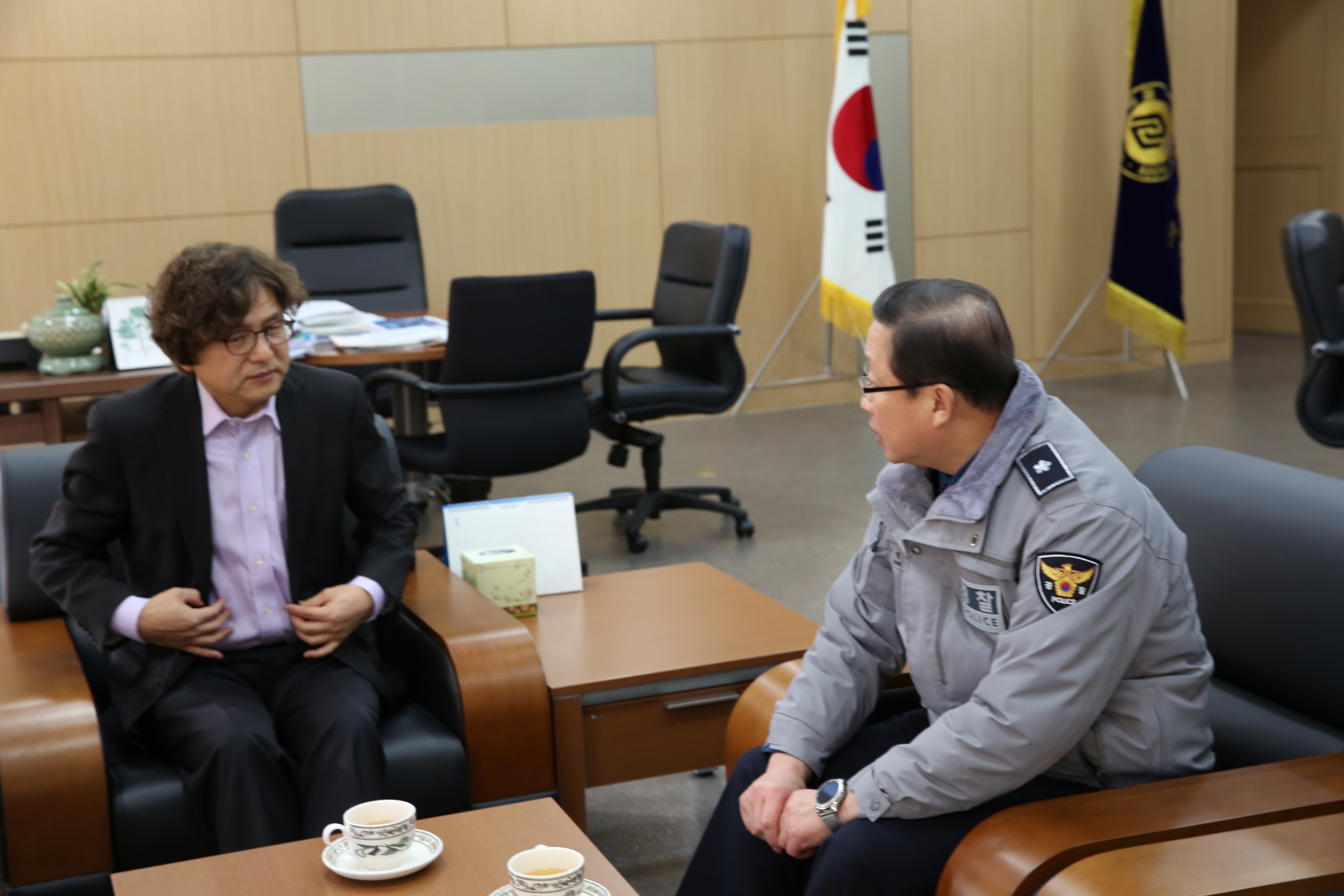 신임 수원남부경찰서장 접견